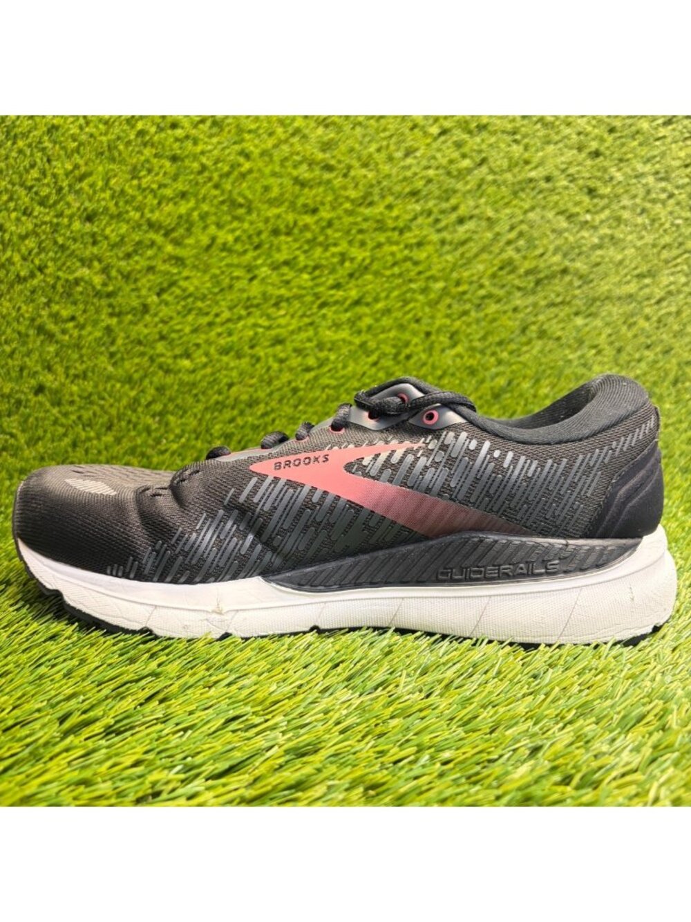 Brooks Addiction GTS 15 Womens Size 11.5EE Black Athletic Running Shoes Sneakers - Picture 3 of 11